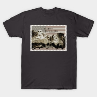 Mount Rushmore Stamp T-Shirt